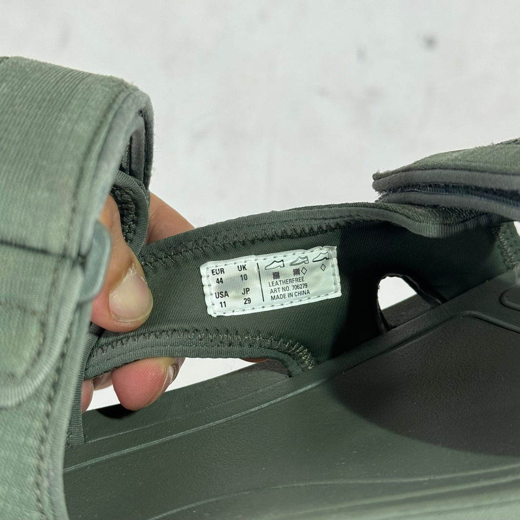 Balenciaga Olive Tourist Sandals