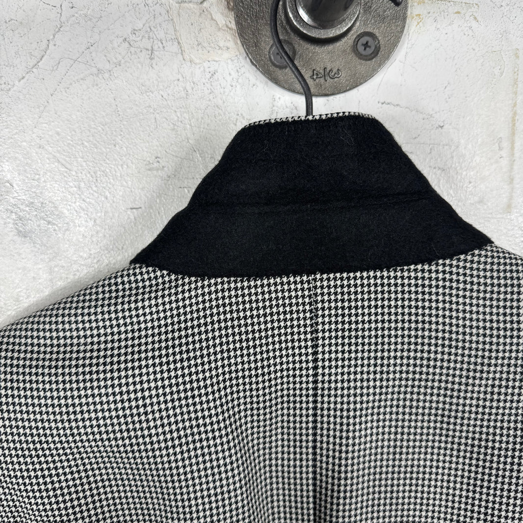 Celine 2 Button Houndstooth Blazer
