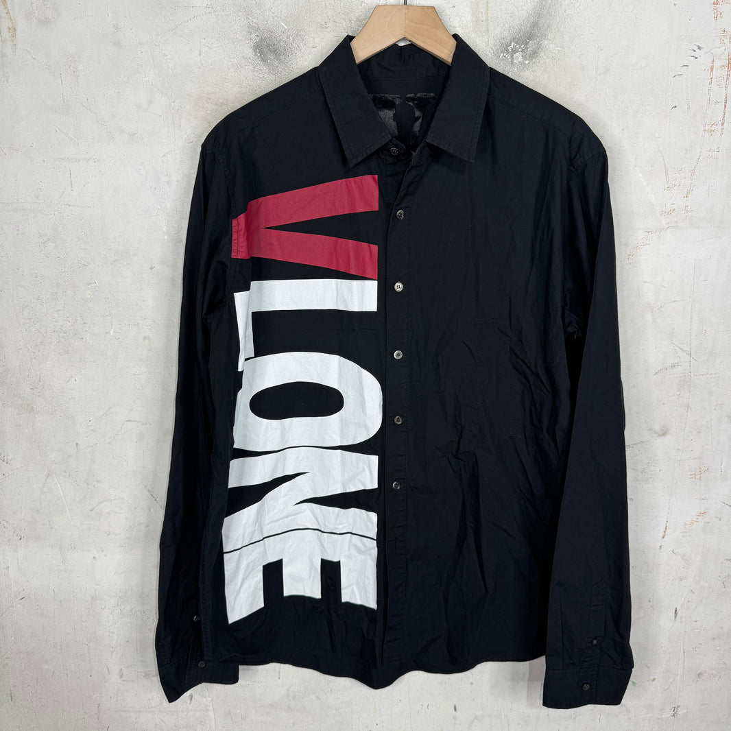 Vlone Side Logo Buttoned Shirt