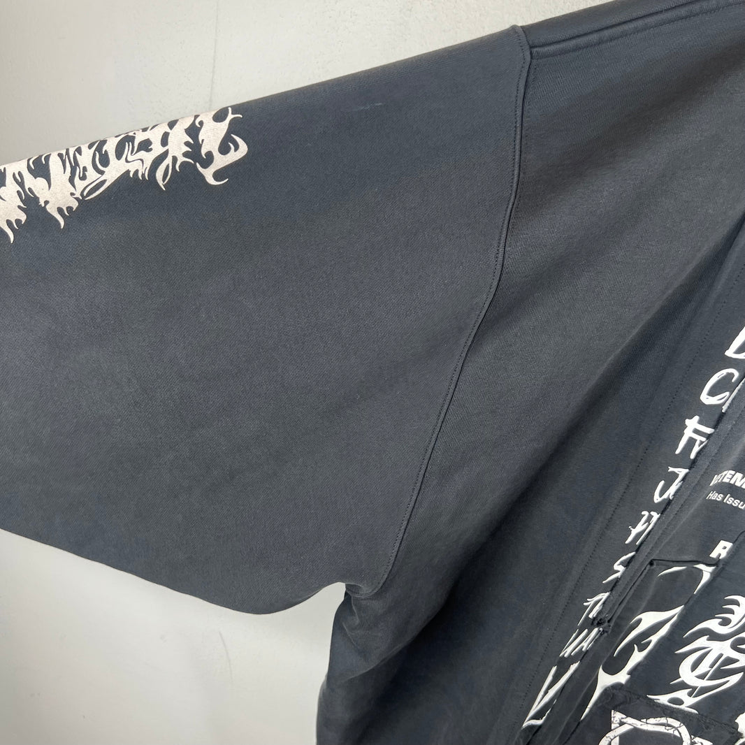 Vetements J'Adore Metal Hoodie