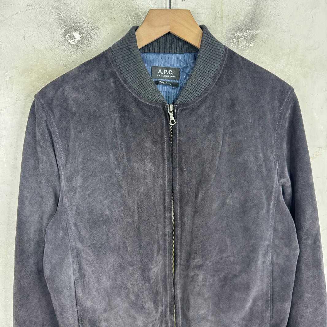 APC Suede Bomber Jacket