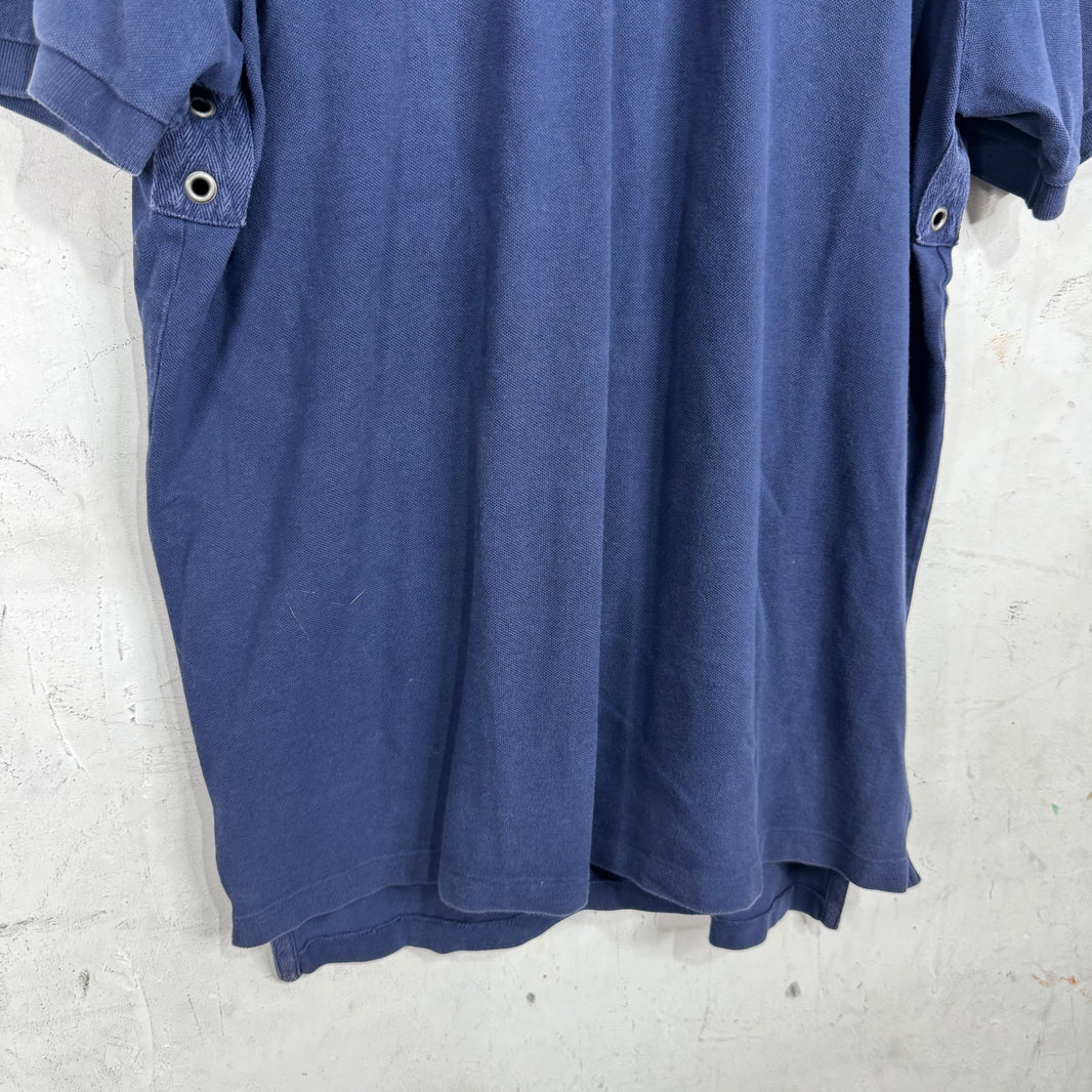 Ralph Lauren Navy/Green Double Horse Polo