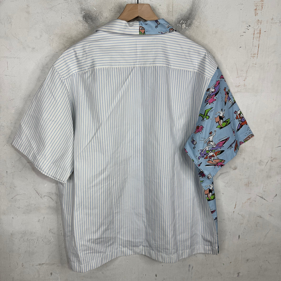 Prada Beach Stripe Double Match Shirt
