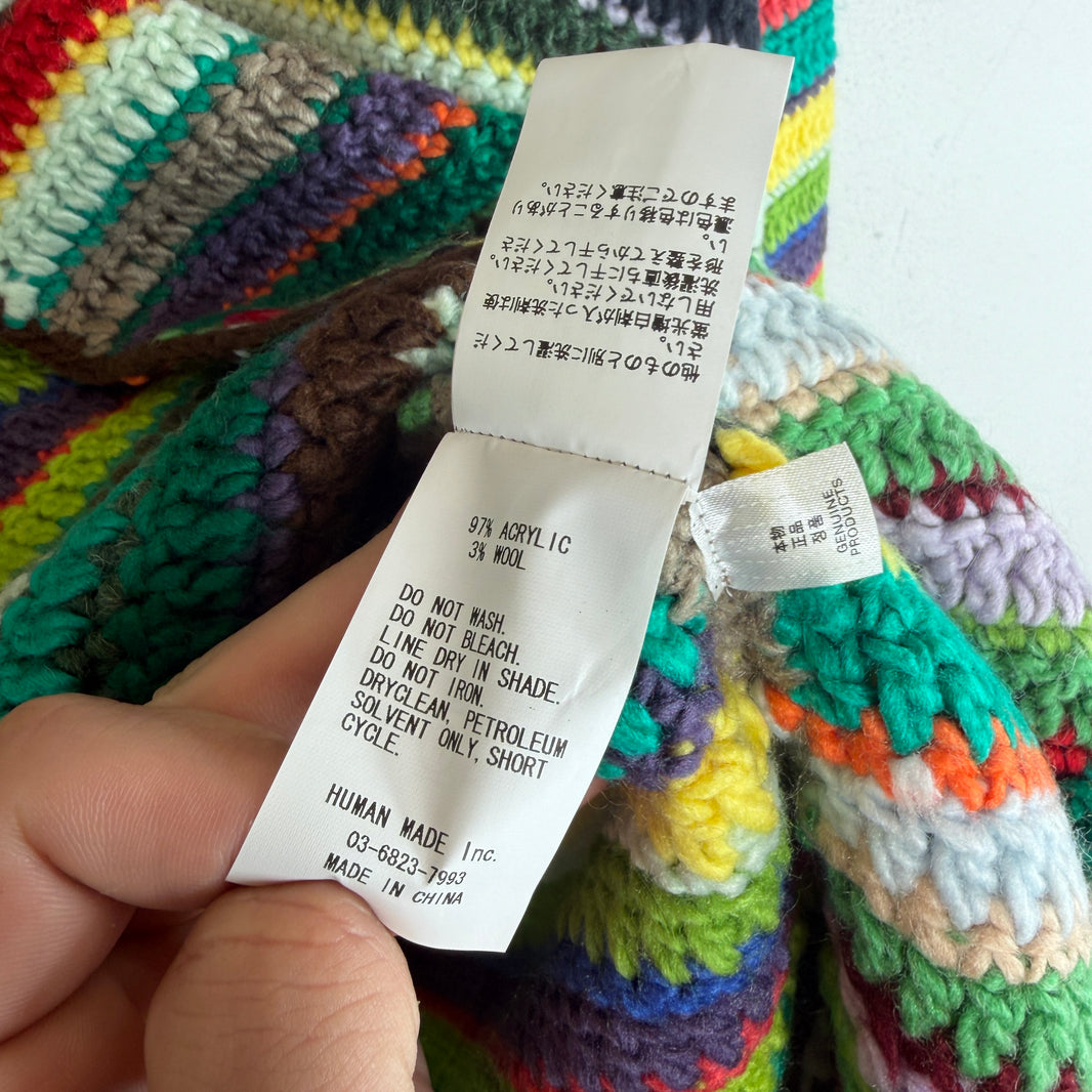 CPFM Crochet Knit Green Cardigan