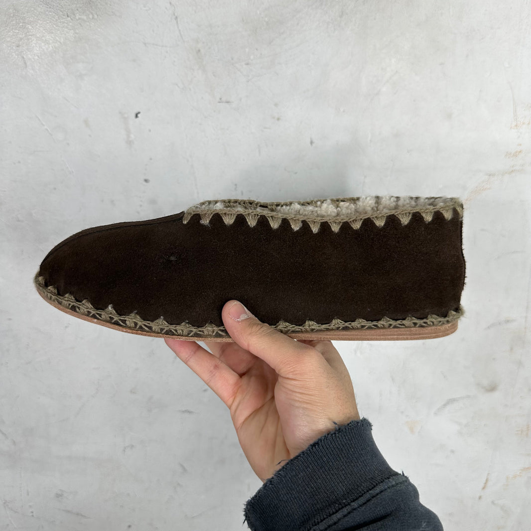 Bode Greco Shearling Slippers