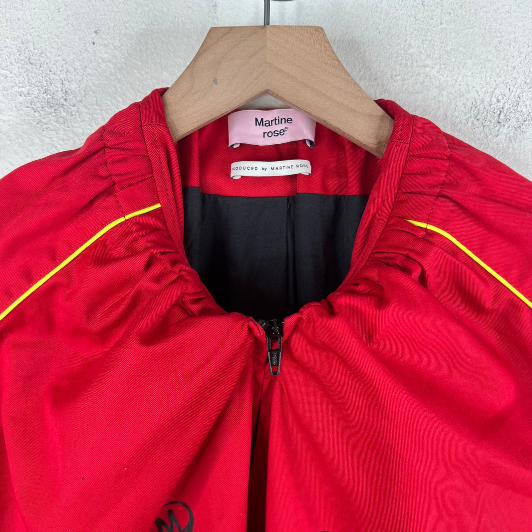 Martine Rose Ruffled Neck Racing Jacket
