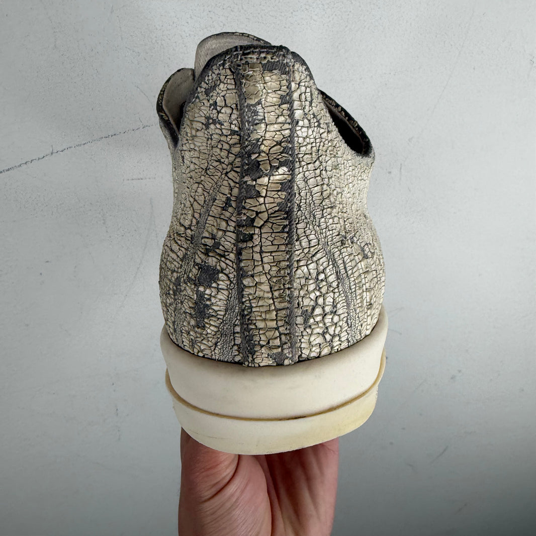 DRKSHDW Cracked Leather Ramone Low Sneakers