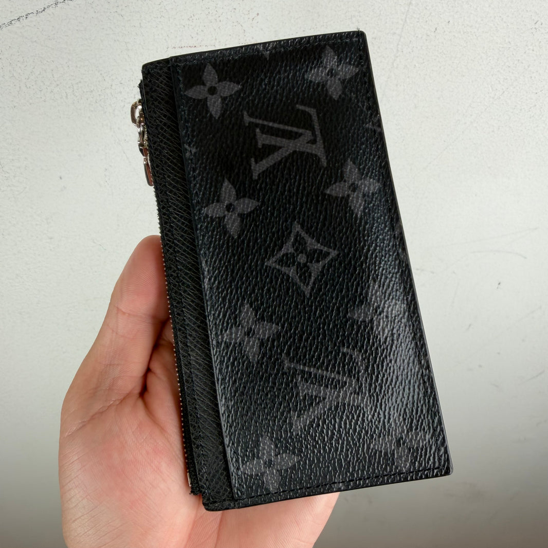 Louis Vuitton Black Monogram Coin Card Holder