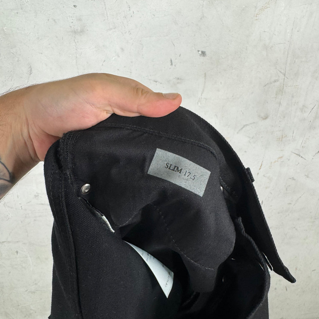 Dior Black Roses Patch Skinny Jeans