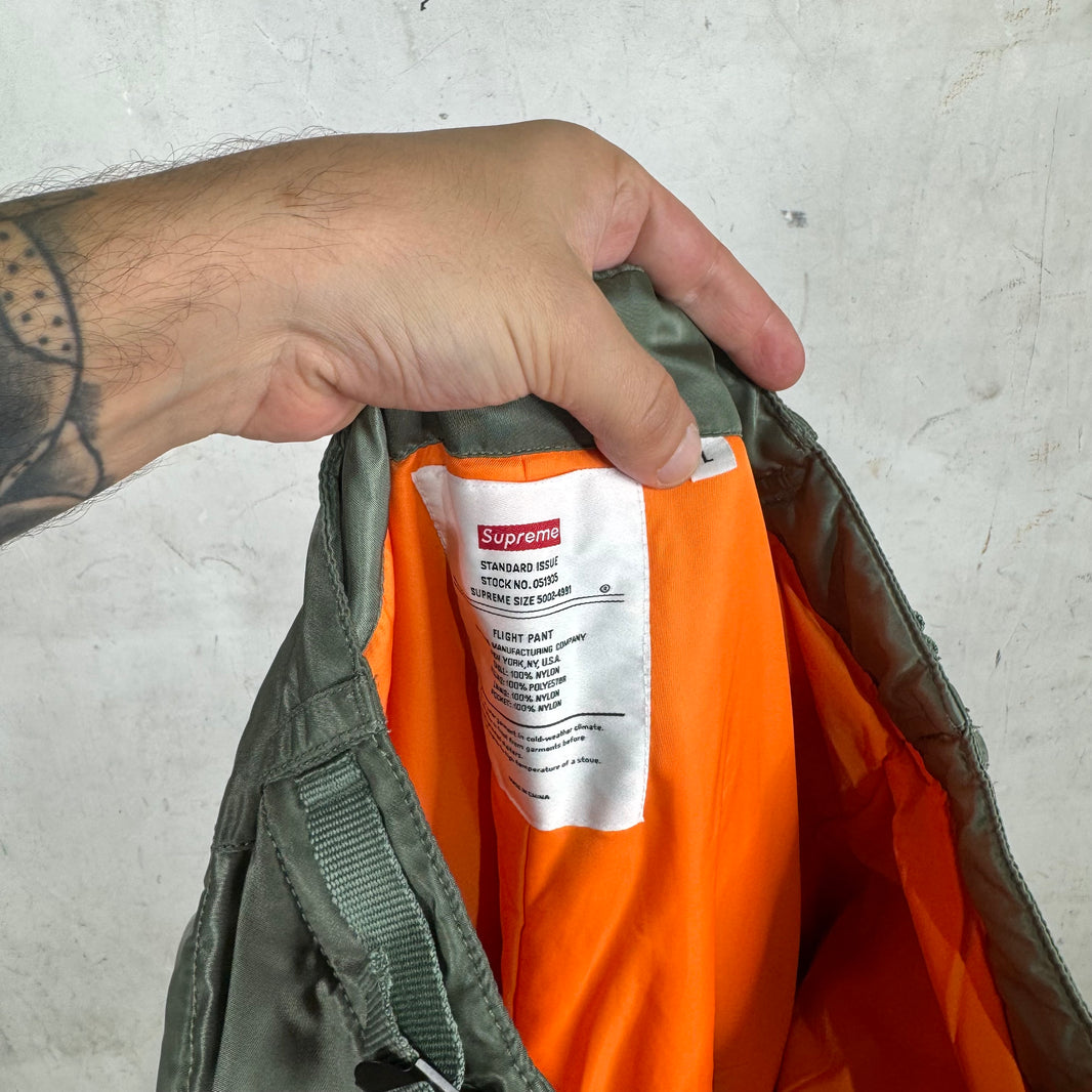 Supreme Olive Flight Pants