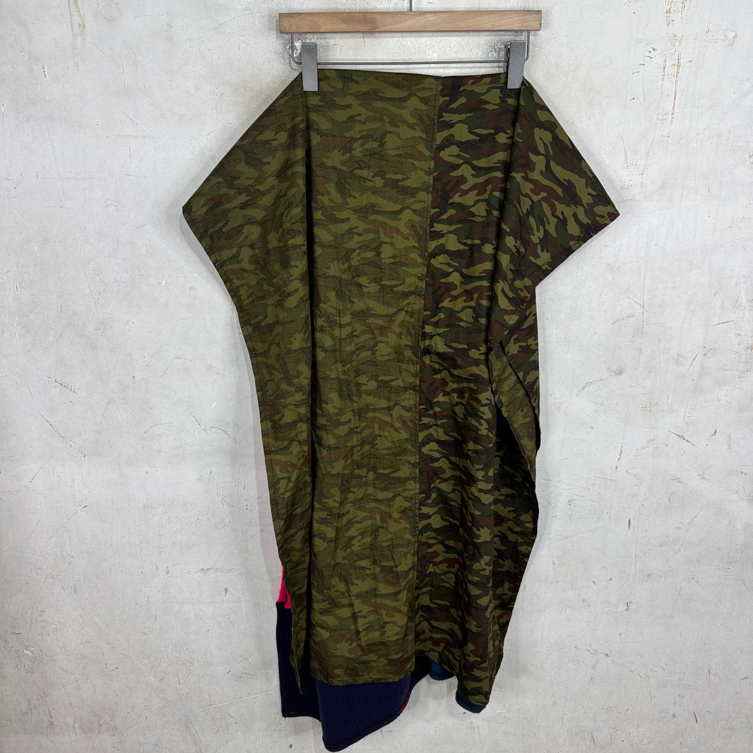 CDG Good Design Shop Camo Patchwork Scarf