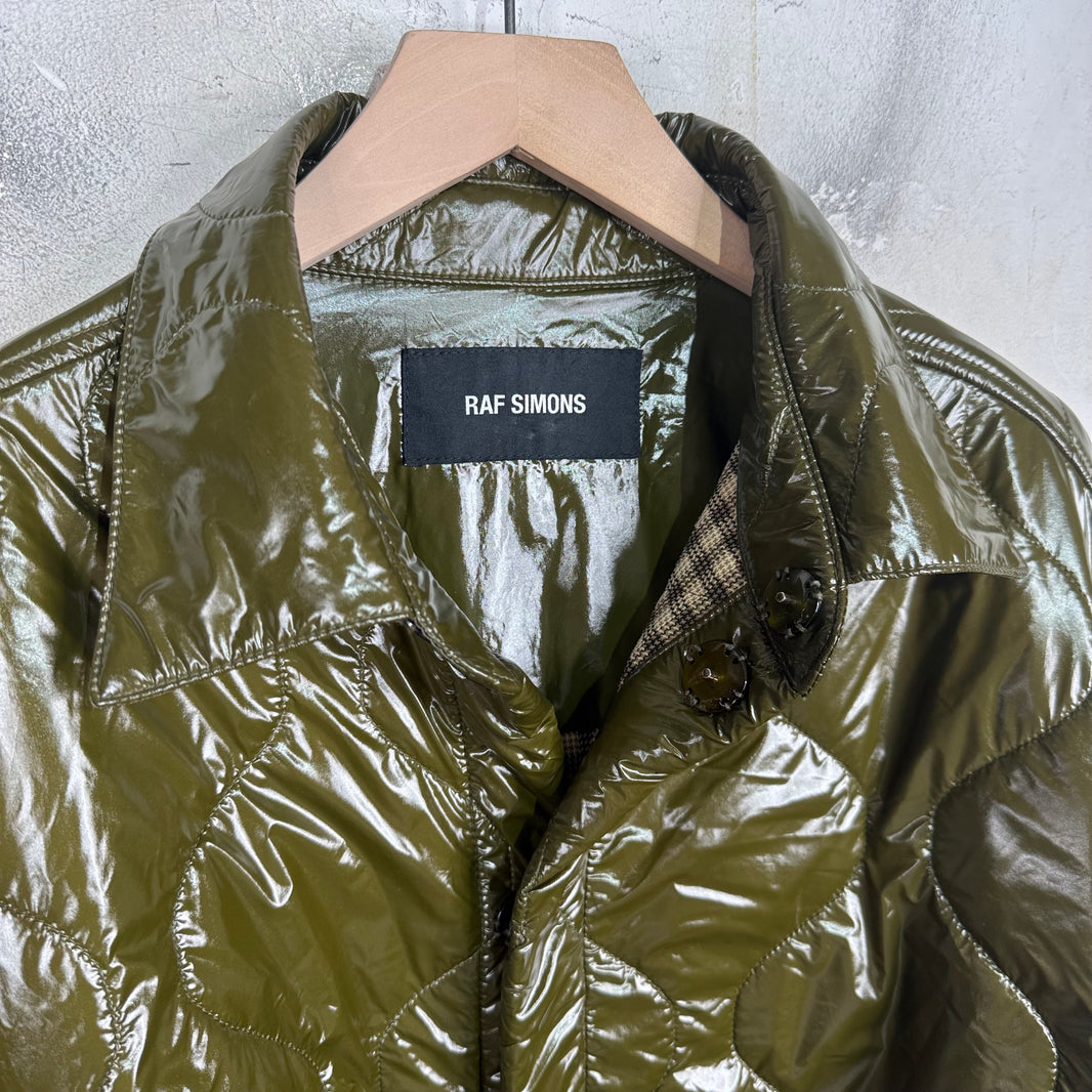 Raf Simons Quilted PVC Oversized Overshirt