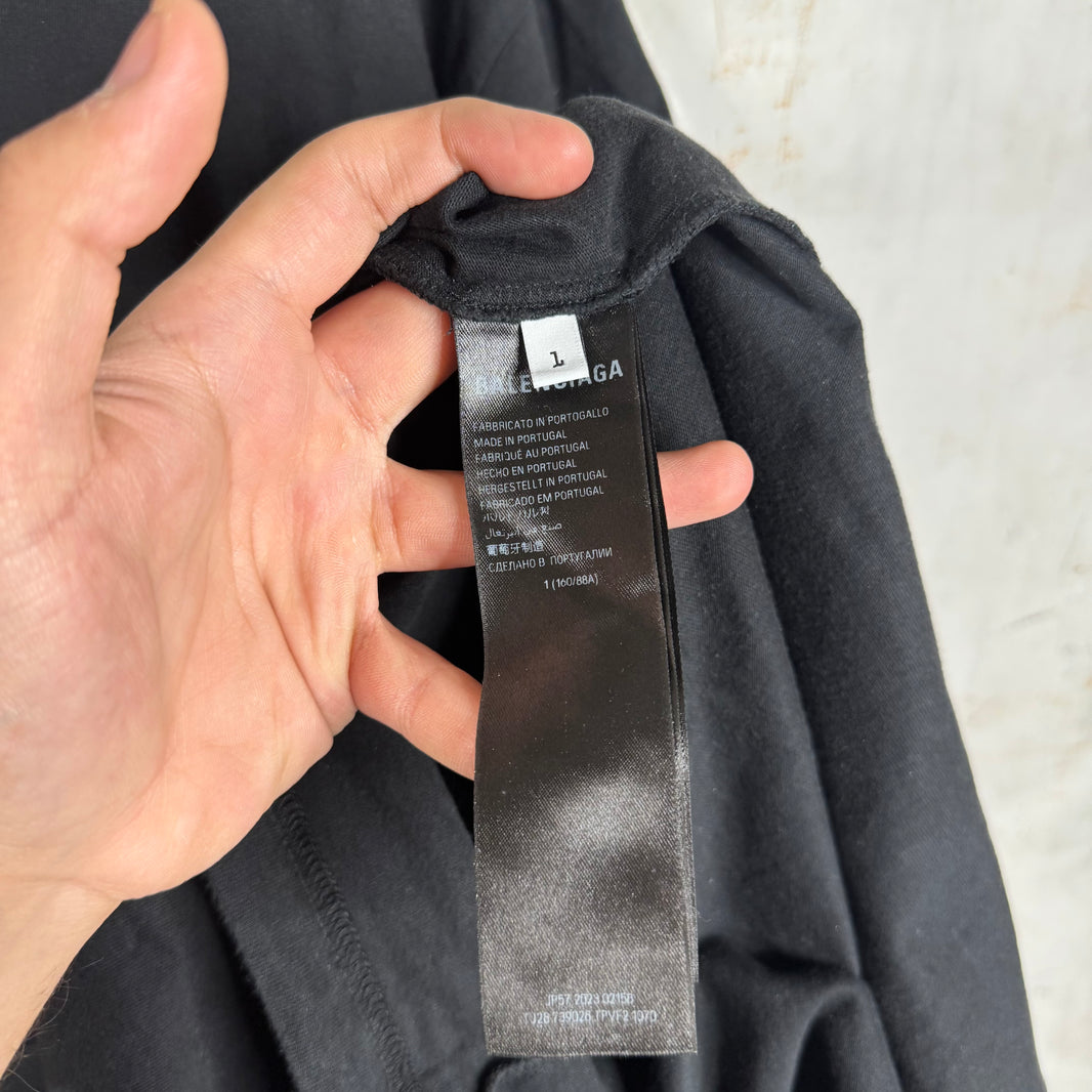 Balenciaga 3B Reflective Logo T-Shirt