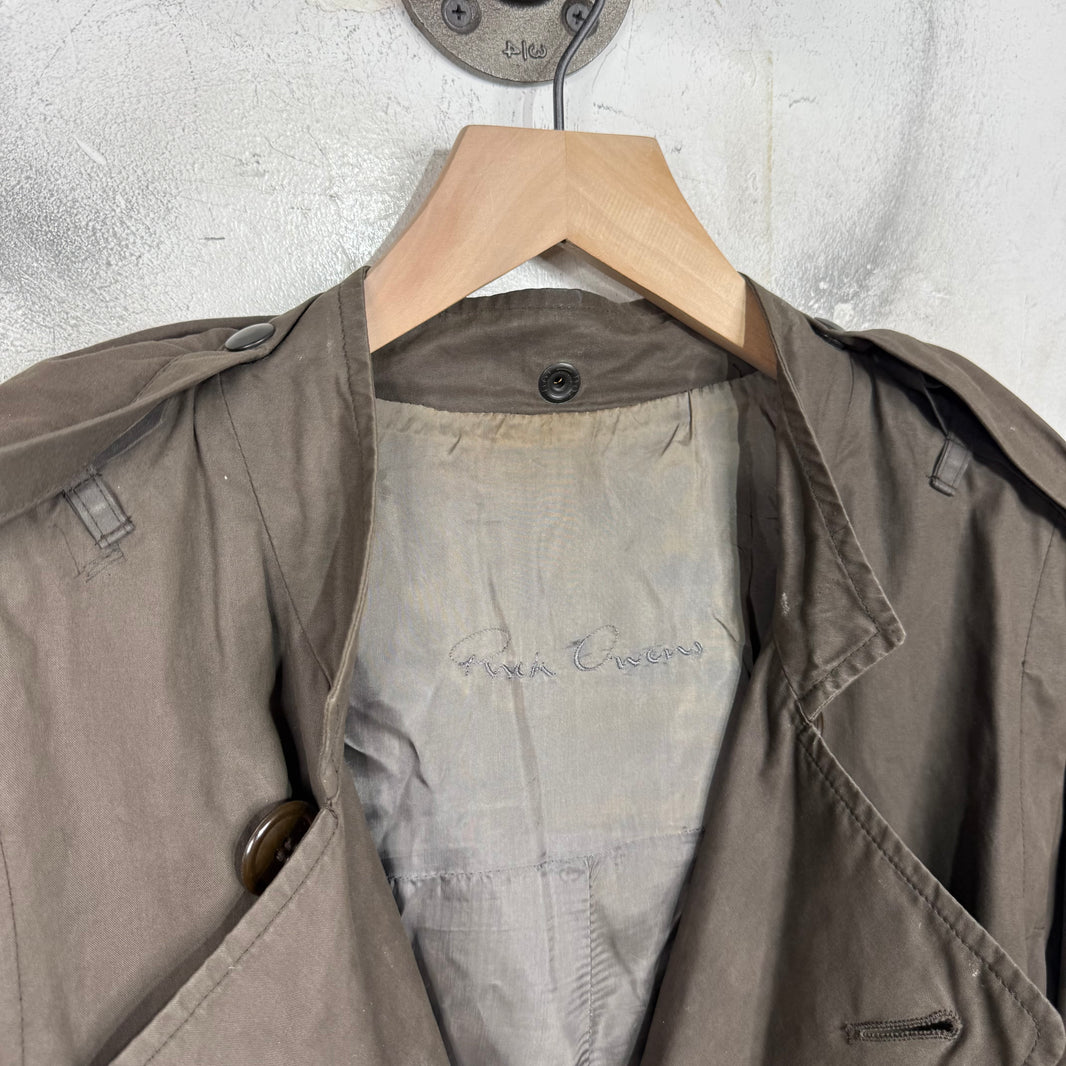 Rick Owens Hooded Mid-Length Fishtail Parka