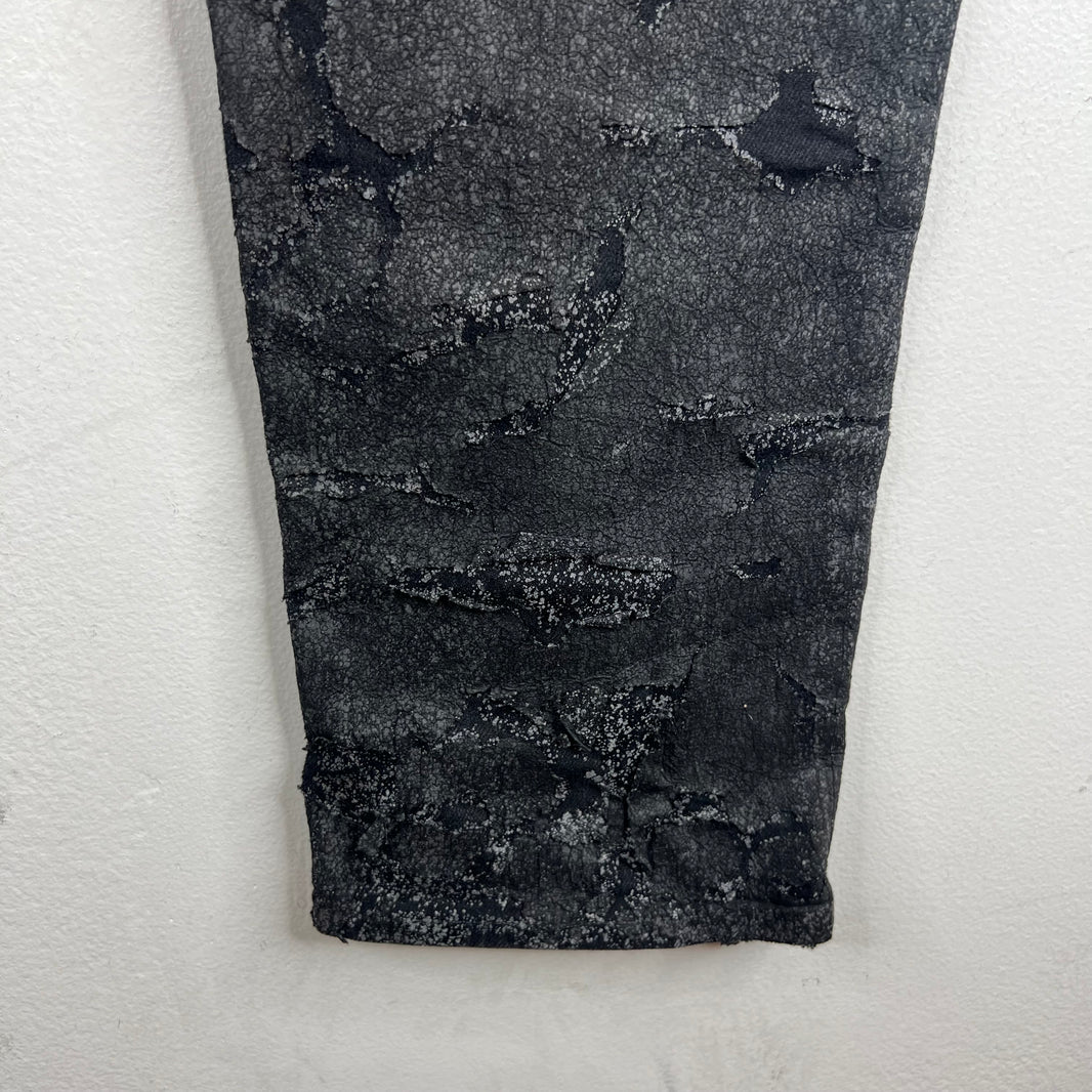 Givenchy Cracked Denim Jeans