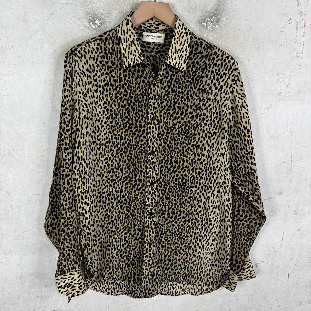 Saint Laurent Cheetah Shirt