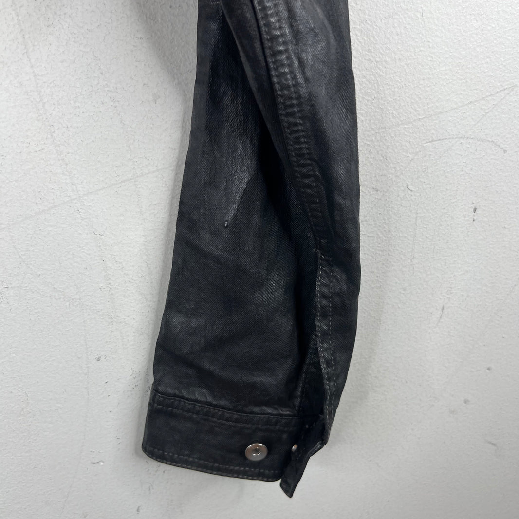 DRKSHDW Tec Trucker Waxed Denim Jacket