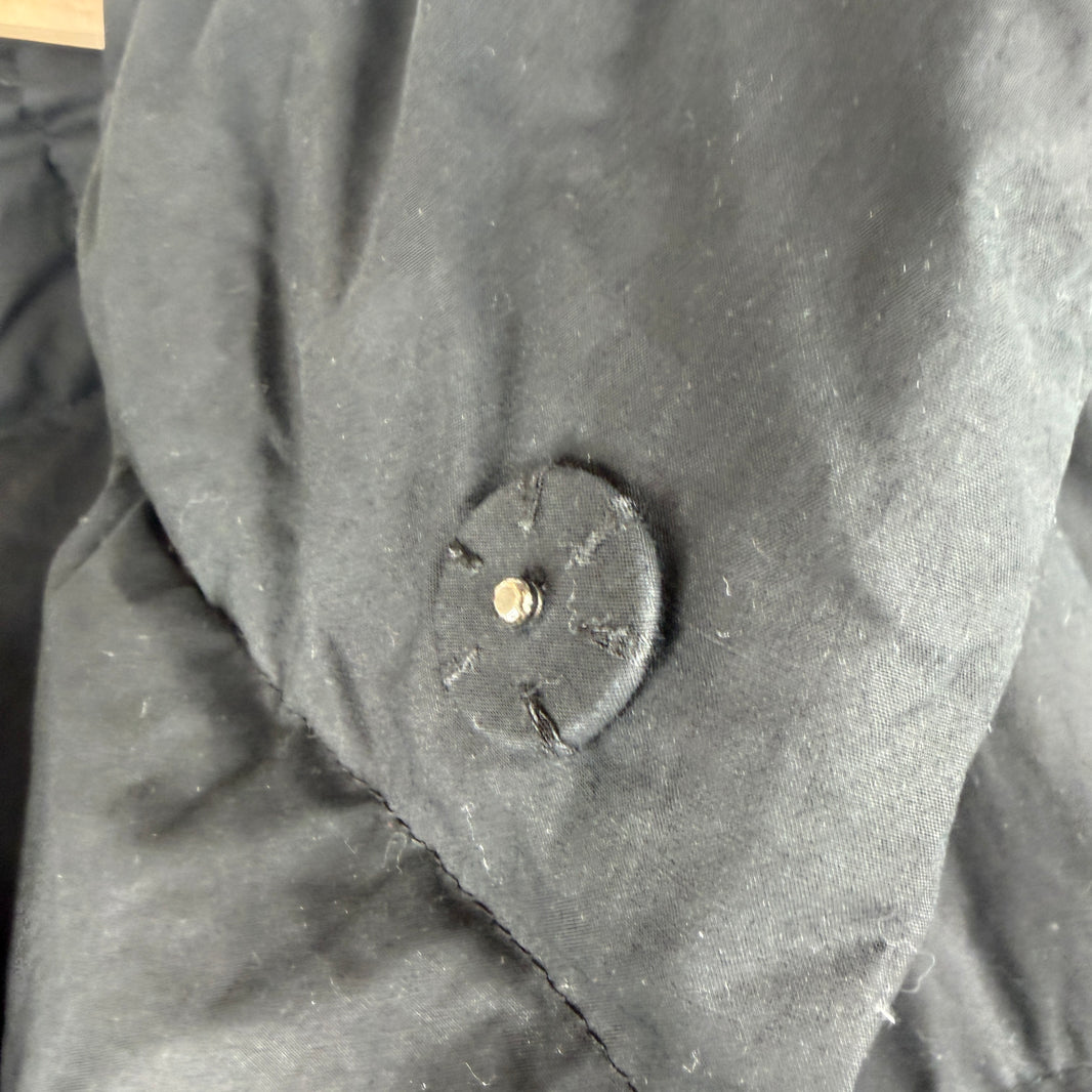 Dries Van Noten Black Puffer Trench Coat