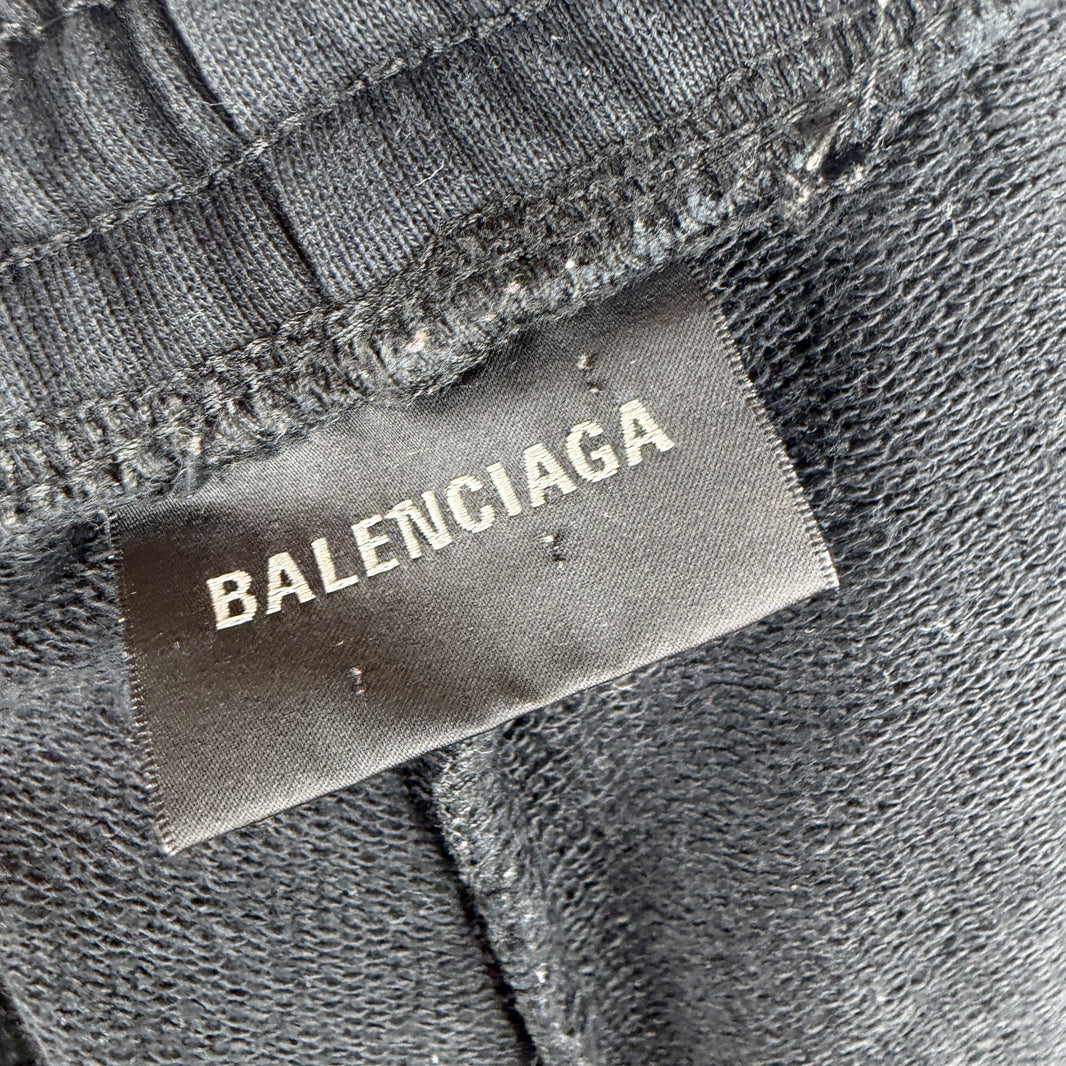 Balenciaga Smoked Size Sticker Sweatpants