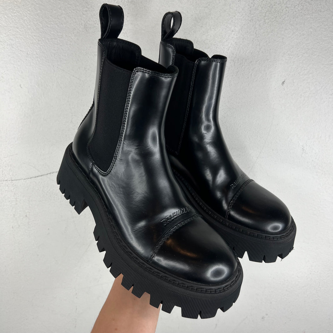 Balenciaga Tractor Chelsea Boots