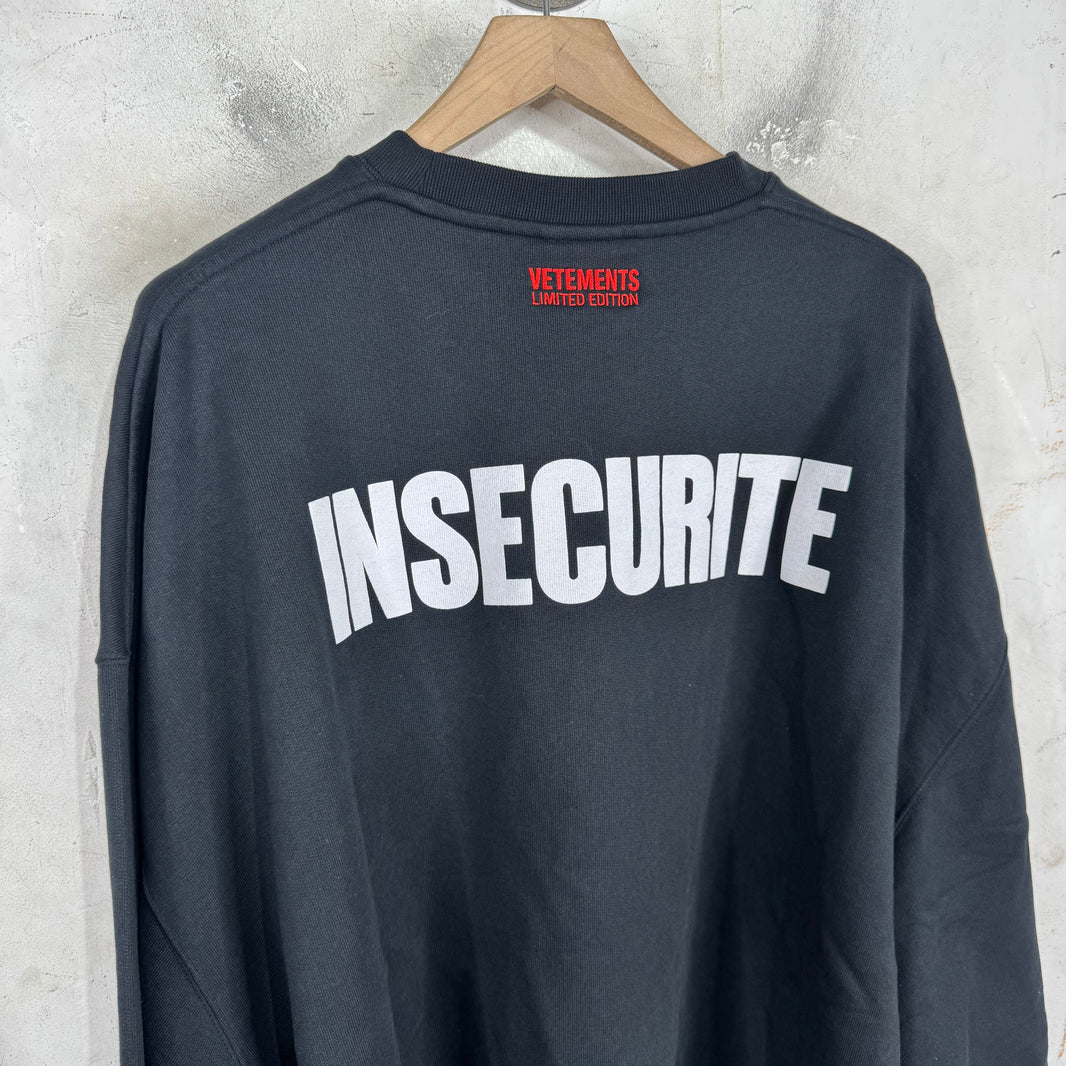 Vetements Insecurite Crewneck