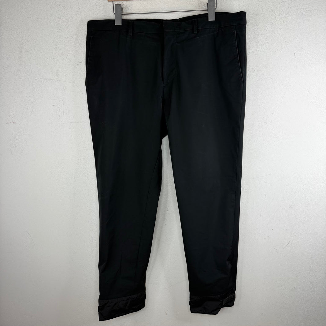 Prada Poly Blend Black Trousers