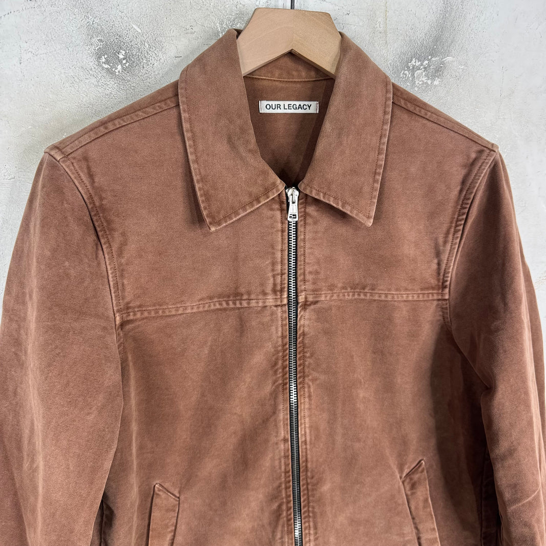 Our Legacy Pink Bleach Vintage Moleskin Jacket