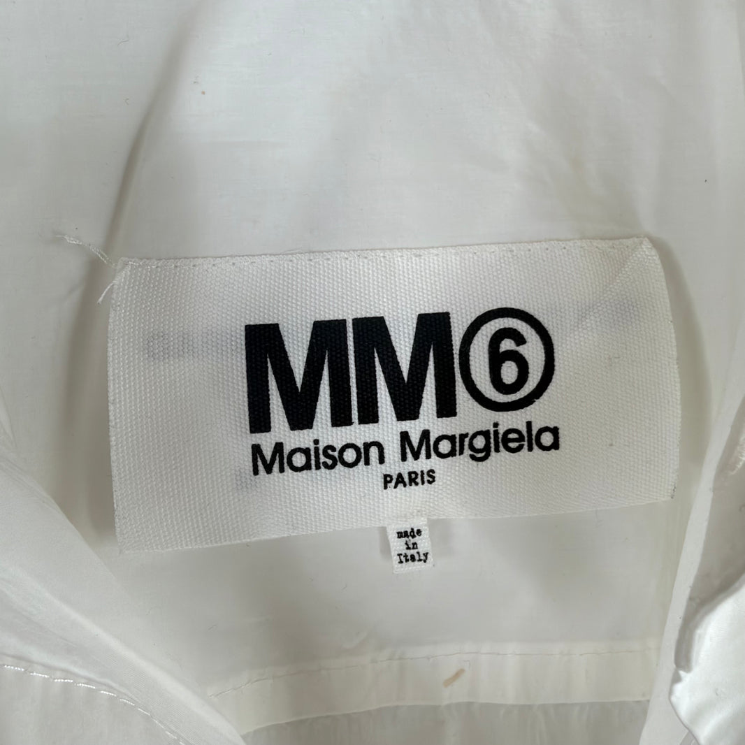 MM6 Oversized White Button Up Shirt