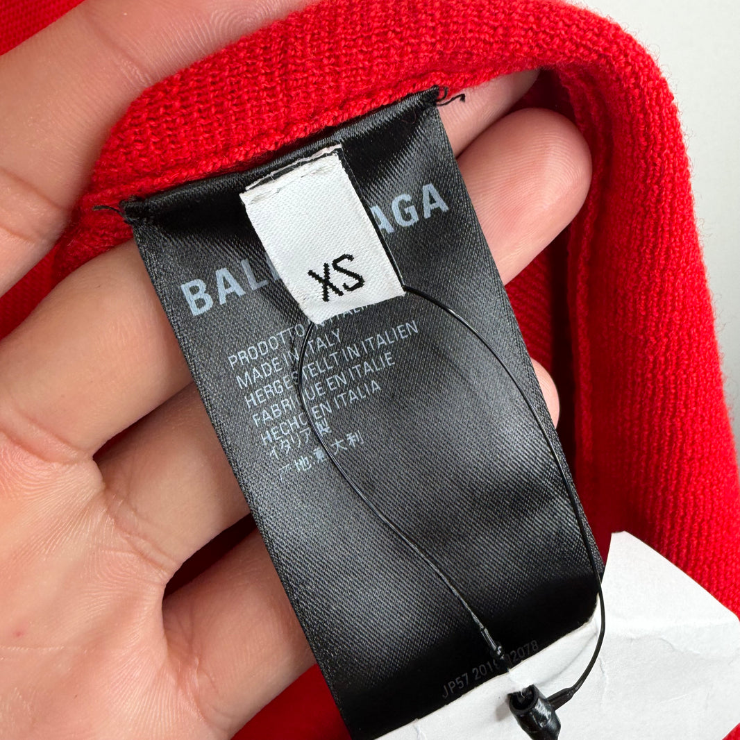 Balenciaga YE24 Shoulder Pad Knit Sweater