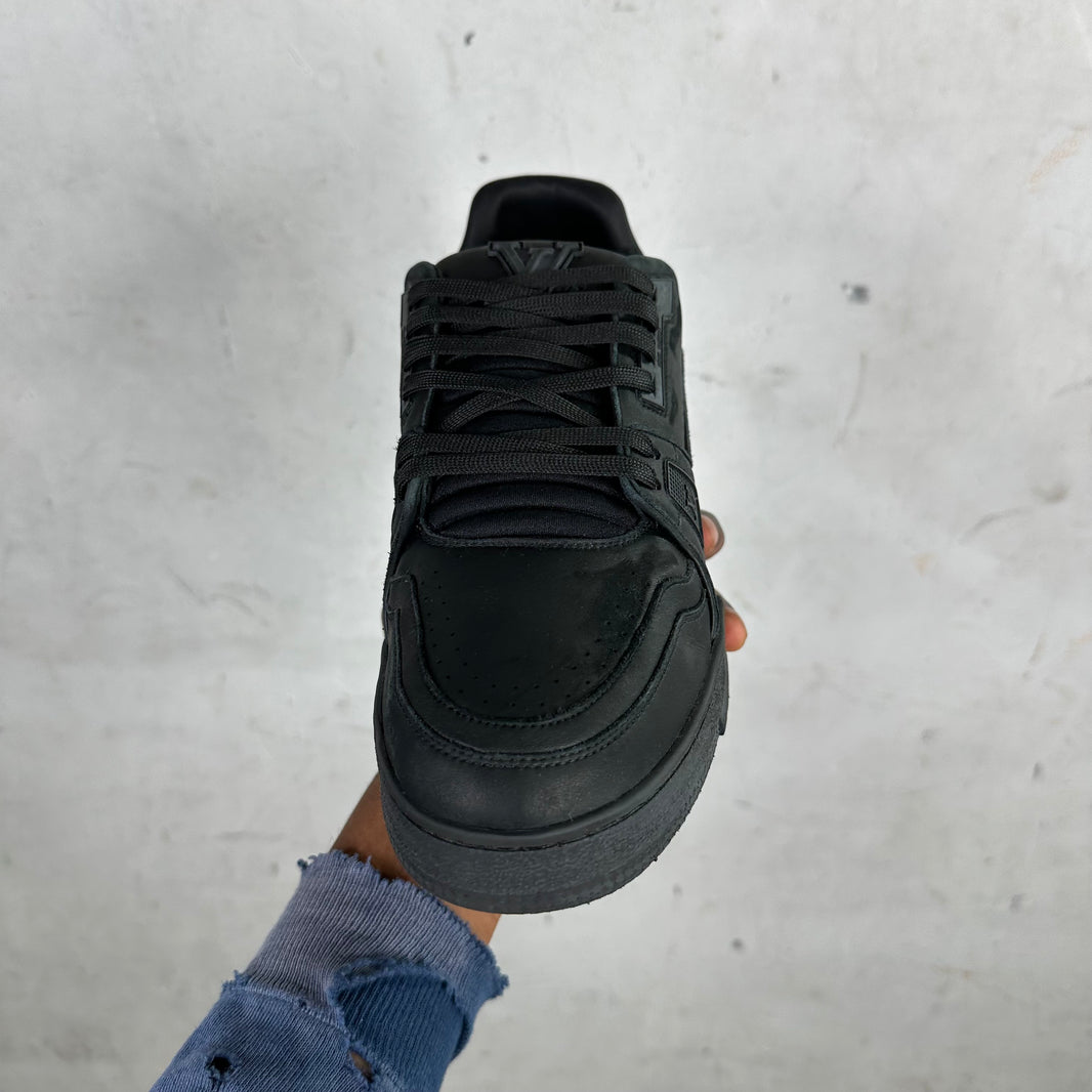 Louis Vuitton Leather Distressed Trainer