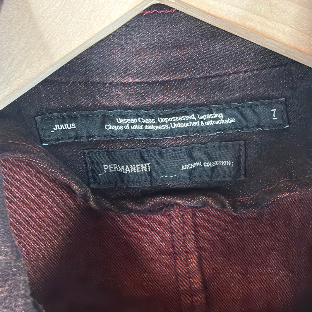 Julius Red Perfecto Denim Jacket