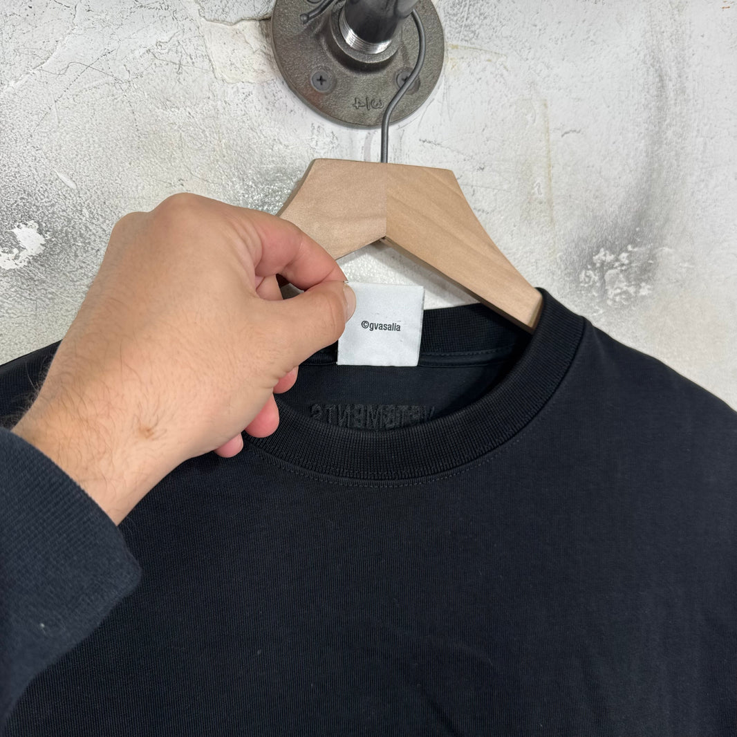 Vetements Gothic Sleeve LS T-Shirt