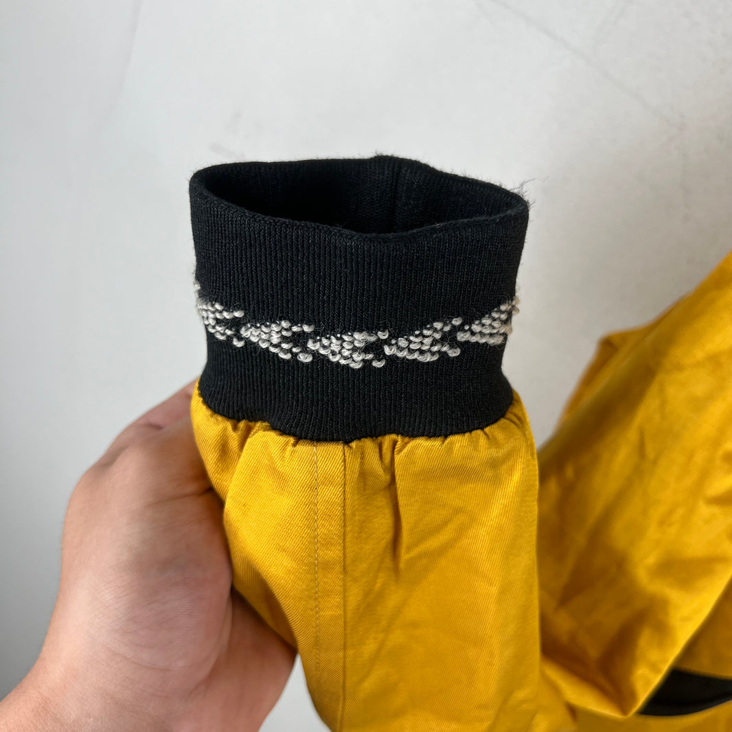 Saint Laurent Yellow Embroidered Teddy Jacket
