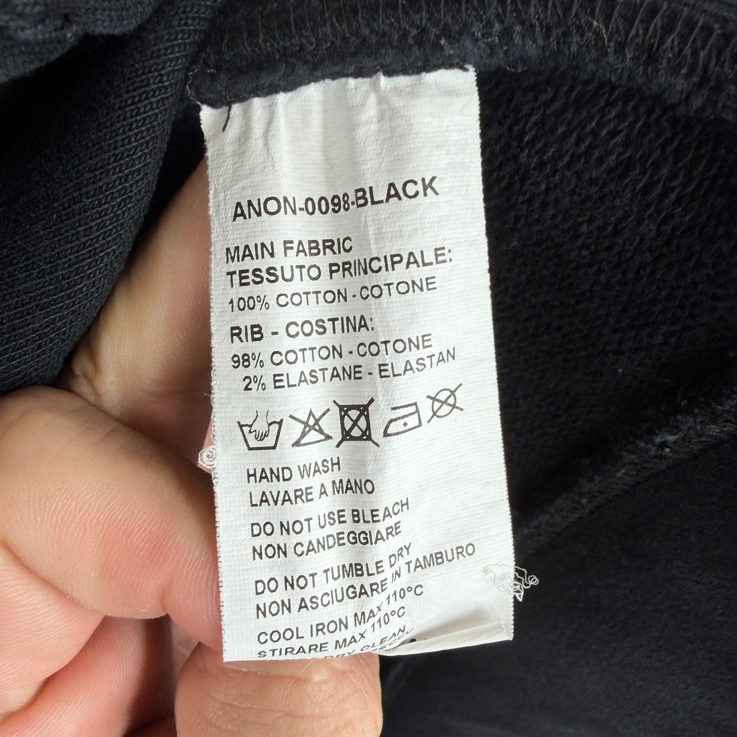 Anonymous Club Tonal Black Logo Hoodie