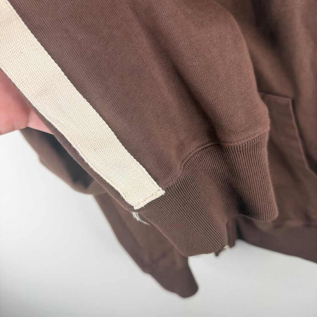 424 Brown Academy Zip-Up Hoodie