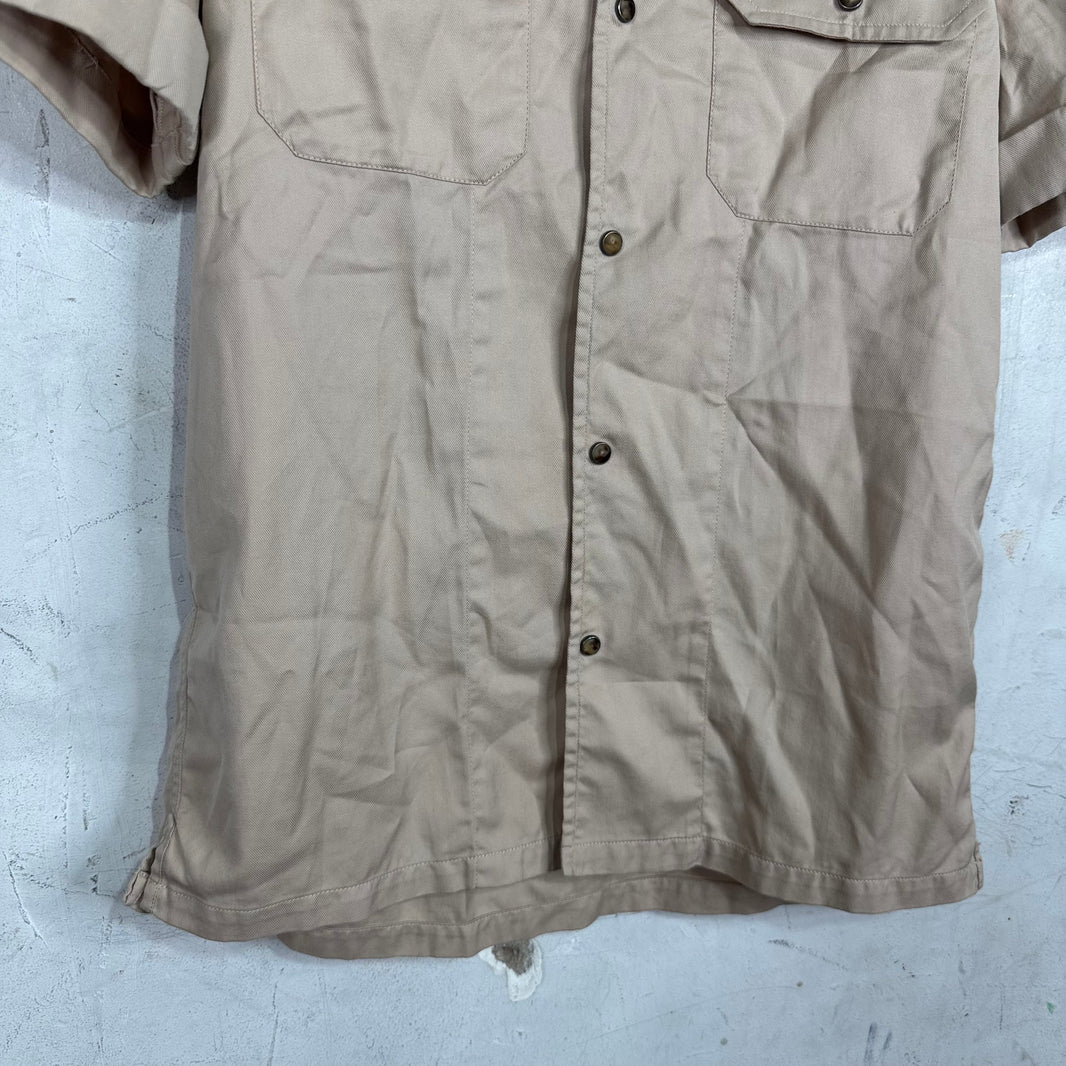 Brunello Cucinelli Camp Collar Snap Button Shirt