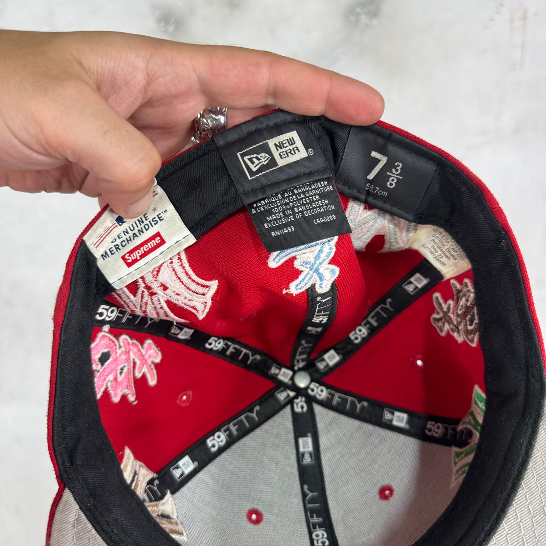 Supreme Red Yankee Kanji Fitted