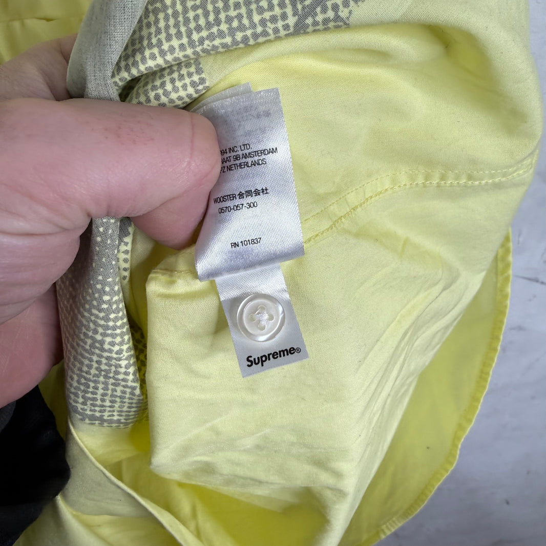 Supreme Nate Lowman Yellow Shirt