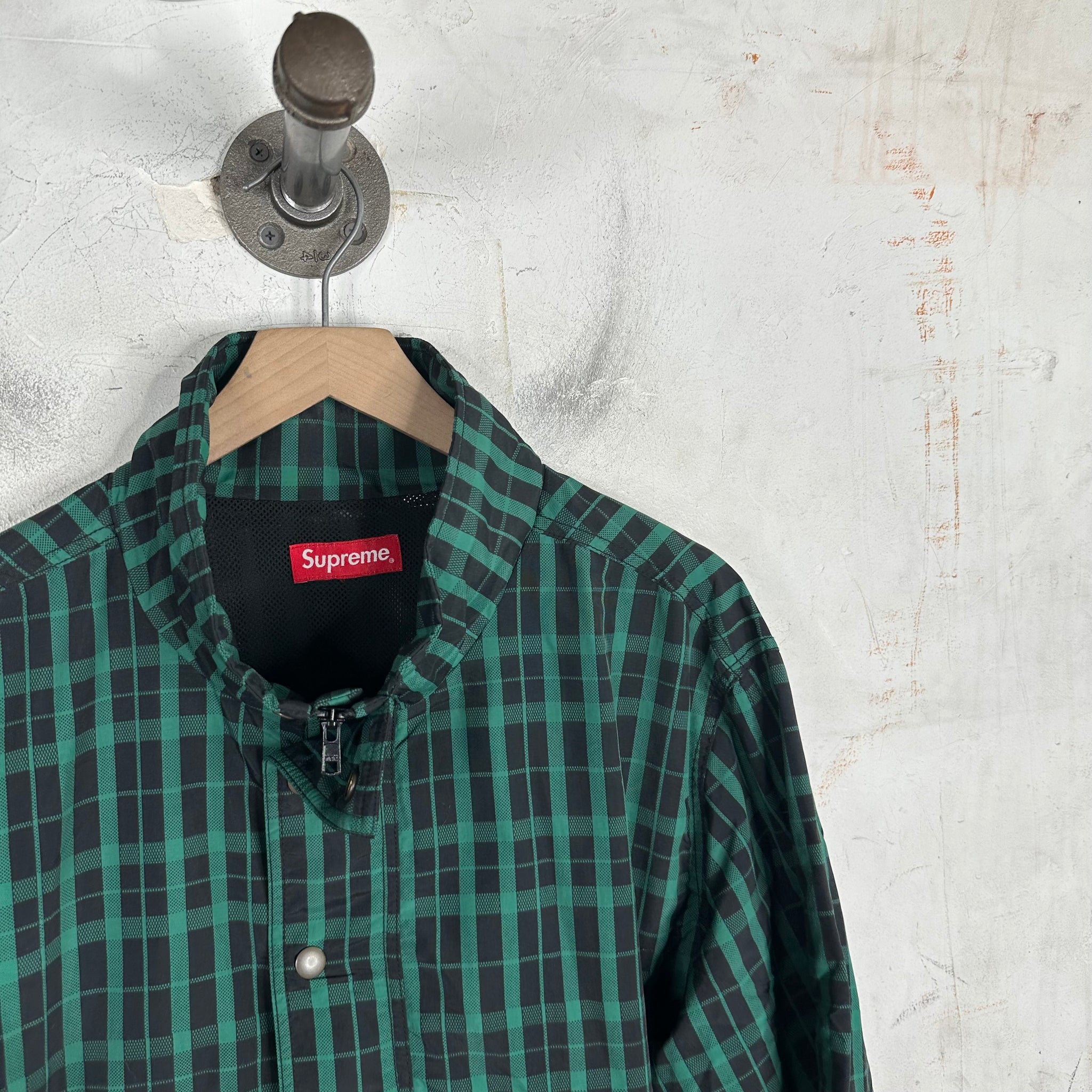 Supreme Green Plaid Anorak – www.Lukes.store Supreme Green Plaid Anorak – www.Lukes.store