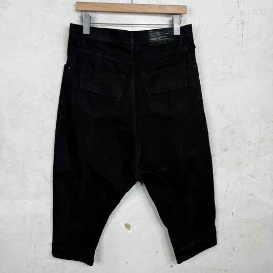 Julius SS13 Black Denim Capris