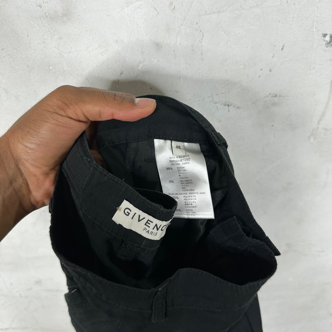 Givenchy Thin Black Cargo Pants
