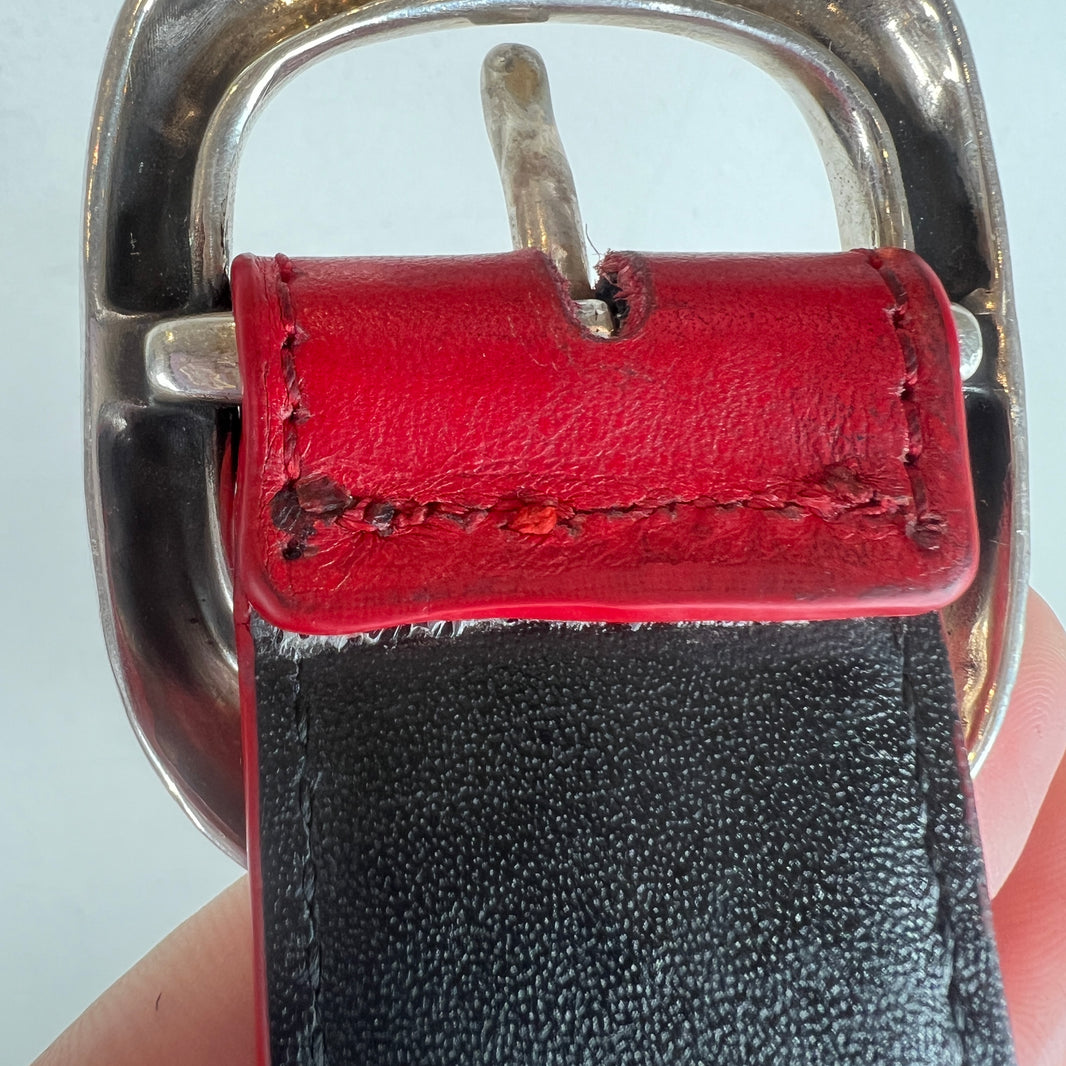 Chrome Hearts Red Gunslinger Belt