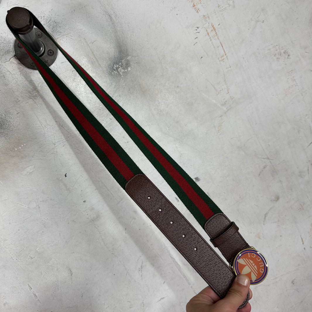 Gucci x Adidas Stripe Belt