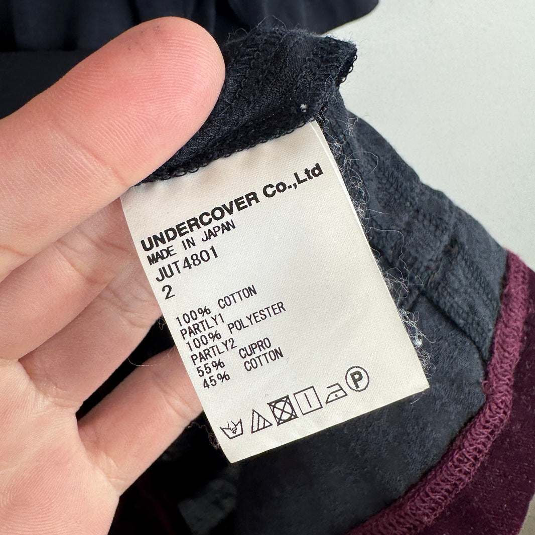 Undercover Hybrid Velour Botton T-Shirt