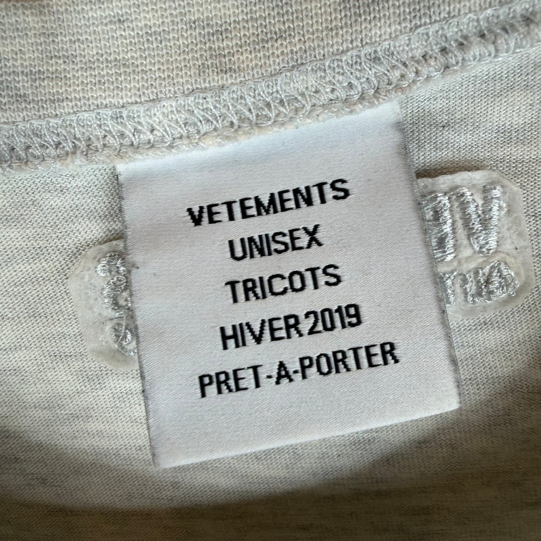 VETEMENTS Hi I Dont Care Thanks T-Shirt