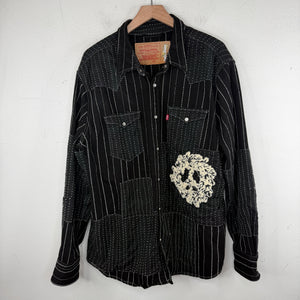 Denim Tears Levi's Quilted Snap Button Shirt