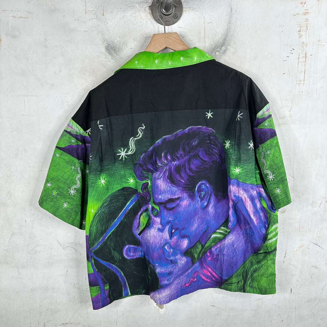 Prada Green Impossible Love Buttoned Shirt