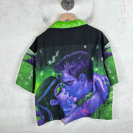 Prada Green Impossible Love Buttoned Shirt