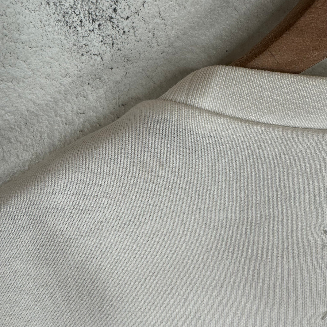 Margiela White Hybrid Crewneck
