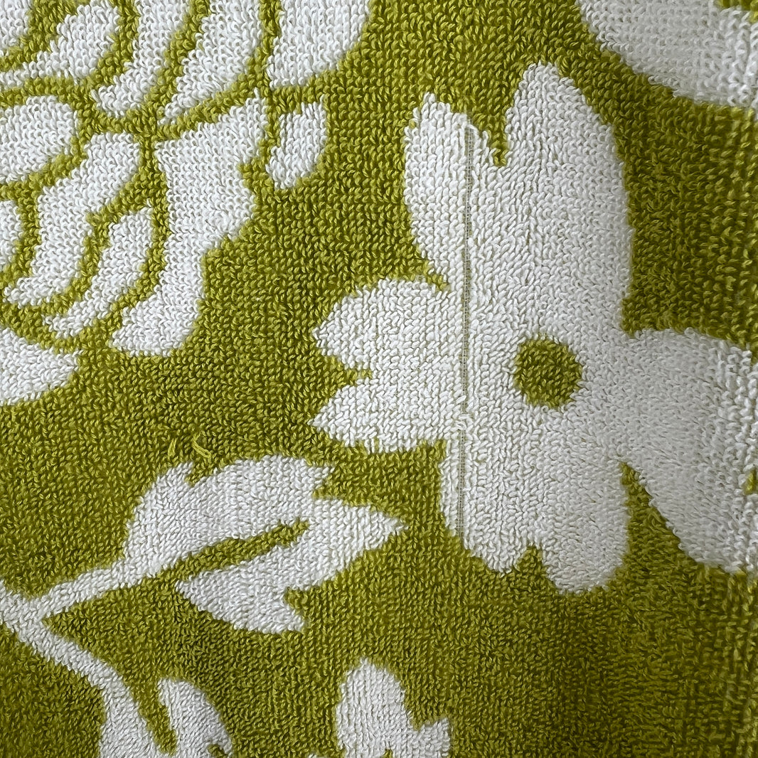 Prada Floral Green Terry Cloth Hoodie